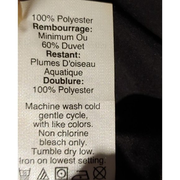 J. Crew Black/White Excursion Herringbone Down Filled Quilted Puffer Vest XS - Picture 9 of 10